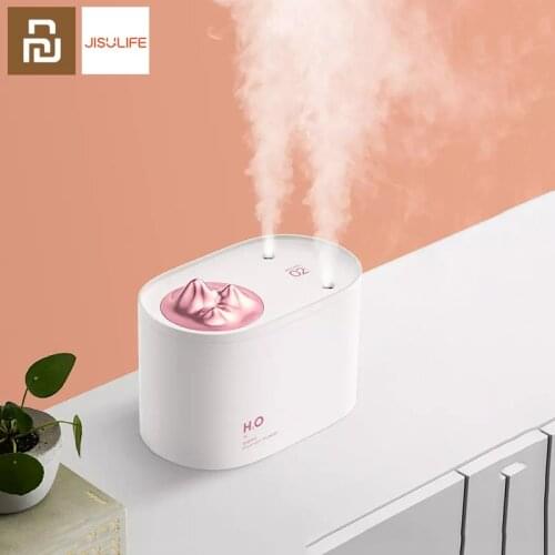 Youpin JISULIFE Air Humidifier 1000ml Double Spout USB Portable Aroma Diffuser Intelligent Power Off Aromatherapy Diffuser