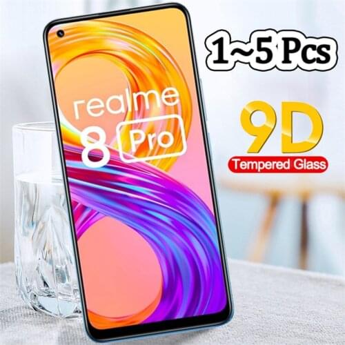1-5 Pcs, Realme 8 Glass for Realme-8 Pro Screen Protector Realme8 Realmi 8 Pro Tempered Glass Realme 8Pro Realme 8 Pro Glass