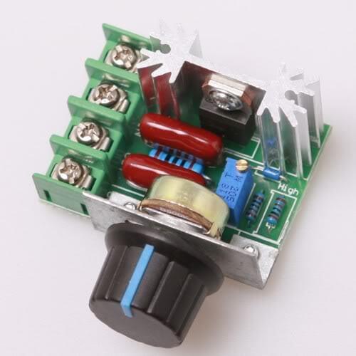 1pc 2000W 50-220V Adjustable Voltage Regulator PWM AC Motor Speed Control Controller