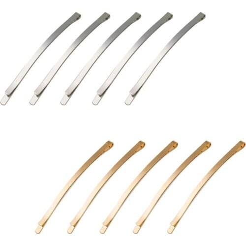 10PCS Metal DIY Snap Hair Clips Girls Hair Clip Claw Barrette Pin Gold Silver Girls Women Hairgrips BB Clips Tool Hair Accessory