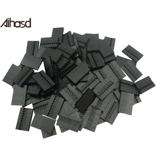 100PCS/Lot 2.54mm Pitch 9P Plastic Dupont Jumper Wire Cable Housing Female Pin Connector
