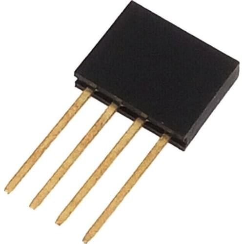 2.54mm 4 Pin 11mm Long Header - Pack of 10