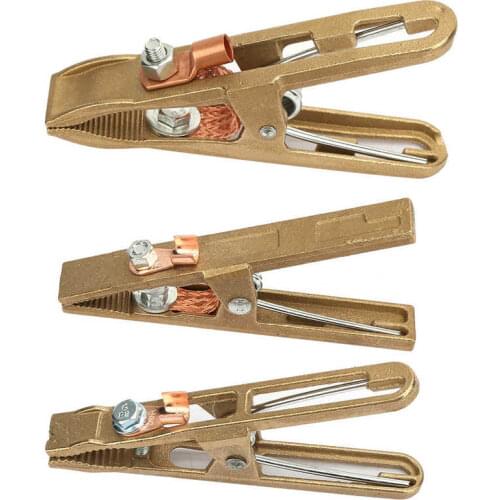 260/300/500A Ground Welding Earth Clamp Brass Material A Shape Ground Welding Earth Clamp for Welding Machine