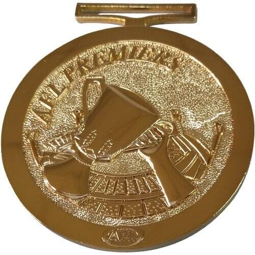 3D gold-plated prize promotion metal medal wholesale custom electroplating gold medal