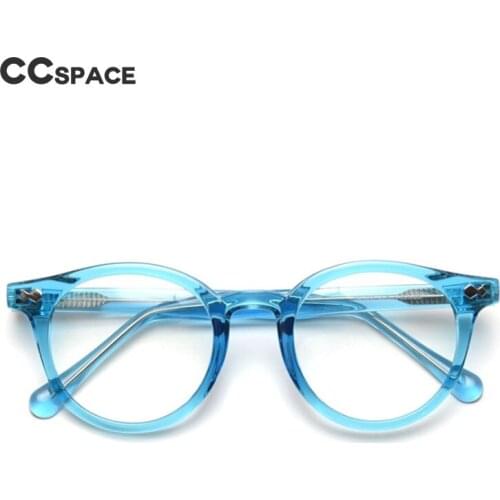 49355 retro round glasses frame fashion men and women eyebrows orange optical computer glasses