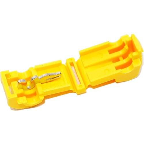 Wholesale 500 Yellow 12-10 AWG T-TAPS QUICK SPLICE CONNECTORS SCOTCH LOCK WIRE TERMINAL CRIMPS