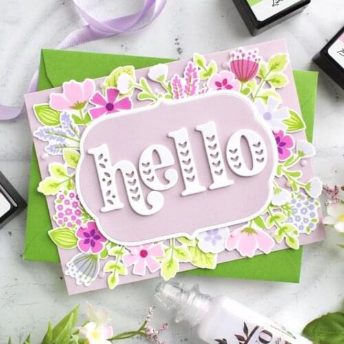 A-Z Alphabets English Words Metal Cutting Dies Stencils For DIY Scrapbooking Paper Card Making Decor Craft Newest 2020