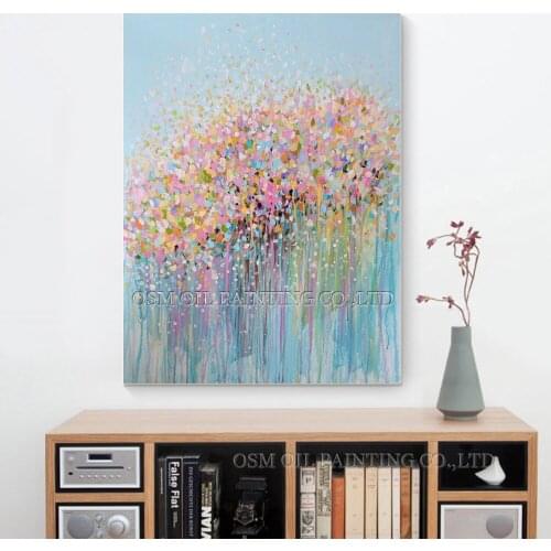 High Skills Artist Handmade Beautiful Colors Abstract Oil Painting for Wall Decoration Modern Abstract Canvas Painting Picture
