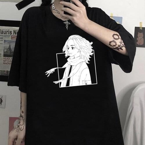 Tokyo Revengers Mikey Tshirt Unisex Loose Short Sleeve Clothes Printing Style