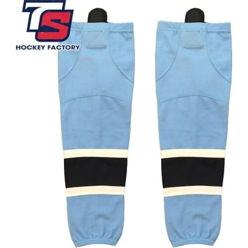 Cool hockey free shipping 100% Polyester Breathable Ice Hockey Socks Cheap Shin Guards W053 high quality men women sport