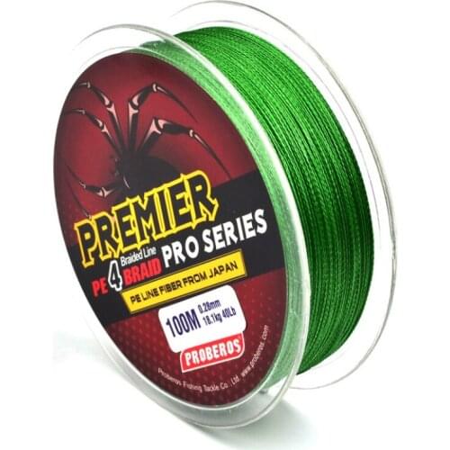Fishing Lines 100m Green Color 4 Series Super Strong Line Braided Fishing Line Bass Carp Fish Fishing Accessories