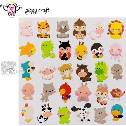 Piggy Craft metal cutting dies cut die mold Various animal decoration Scrapbook paper craft knife mould blade punch stencils die