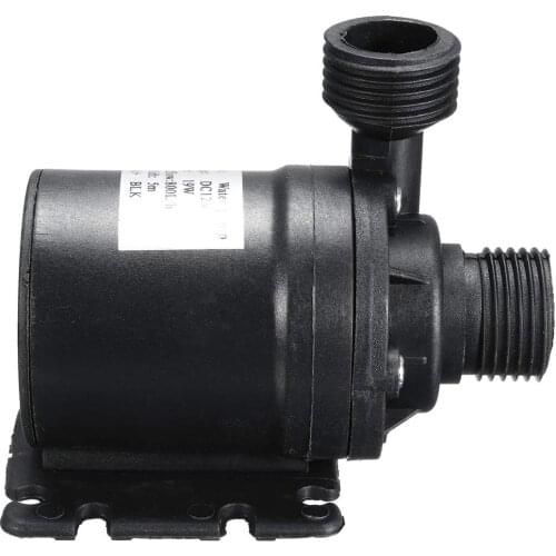 DC 12V/24V 800L/H 5M Portable Mini Brushless Motor Ultra-quiet Submersible Water Pump for Cooling System Fountains Heater