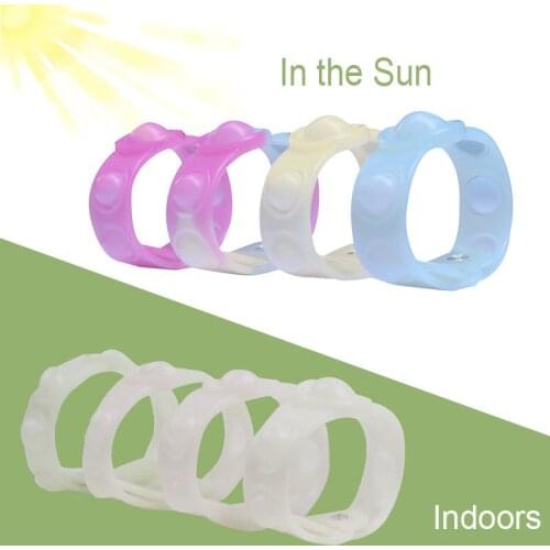 Simple Dimple Decompression Bracelet Fidget Toys Portable Stress Relief Hand Figet Toys Soft Silicone Press Massage Toy