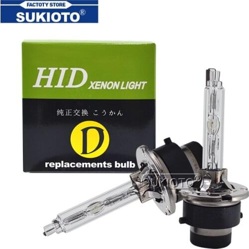SUKIOTO 2PCS OEM All Metal Claw 4300K 6000K 8000K 55W D1S D3S D4S D2S Car Headlight 35W D1S D2S Xenon Lamp Bulbs For All Car