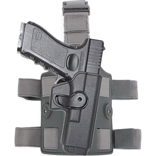 Tactical Drop Leg Thigh Gun Holster For IMI Glock 17 18 19 22 26 43 Airsoft Pistol Shooting Holster Platform Hunting Accessories