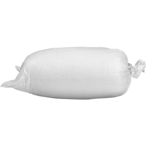 Windproof Sandbags Flood Ultraviolet Rays Protection White Polypropylene Woven Bag With Drawstring Straps Thick Snakeskin Sack