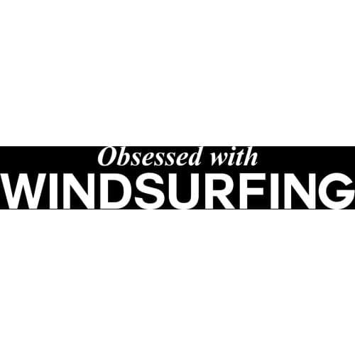 Obsessed with Windsurfing Sports Vinyl Creative Car Sticker Waterproof Anti-UV Car Window Body Decorative Stickers Accessories