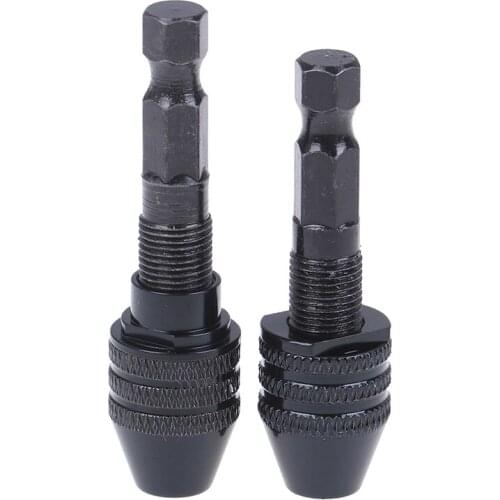 High Quality 1/4'' Inch Hex Shank Keyless Drill Bit Quick Change Chuck Adapter Converter