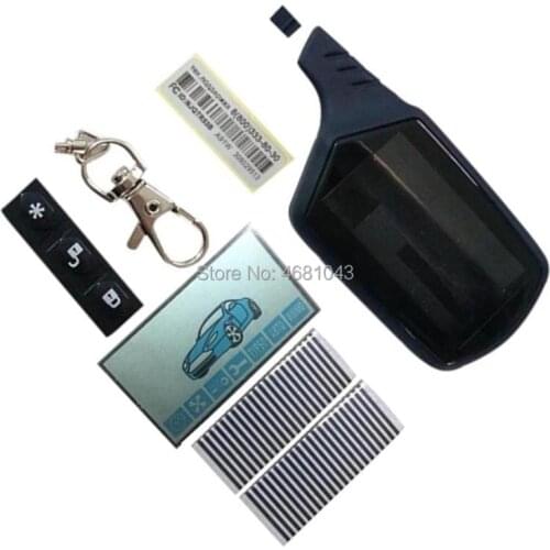 10PCS/lot A91 LCD Display Screen Flexible cable + A91 Keychain Case For 10 PCS/lot Car Alarm StarLine A91 Lcd Remote Control Key