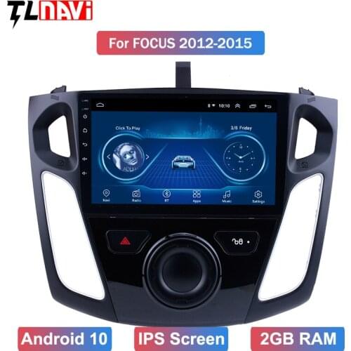 9 Inch Android 10 Multimedia Player Car Radio For 2011 2012 2013-2015Ford Focus Stereo Support Bluetooth WIFI USB OBD2