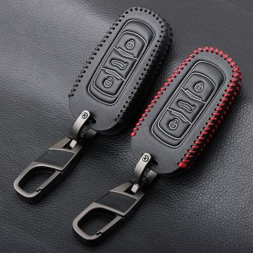Genuine Leather Car remote key case for Geely Atlas Boyue NL3 EX7 Emgrand X7 EmgrarandX7 SUV GT GC9 borui