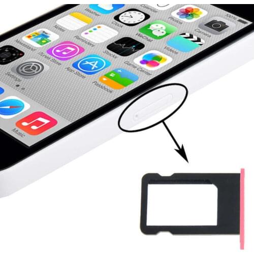 Sim card holder for Iphone 5C Pink Slot ladder cart tray replacement