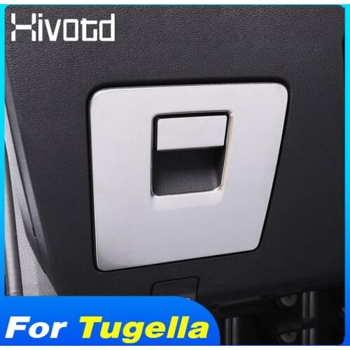 Car Pilot Storage Box Cover Glove Box Handle Decoration Trim Interior Parts For Geely Tugella,Xingyue,FY11 2021-2019 Accessories