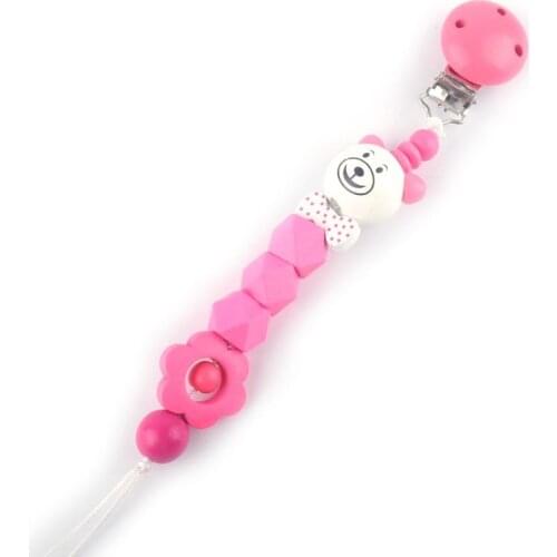 Baby Pacifier Chain Clip Newborn Appease Supplies Infants Teether Anti-fall Anti-chain Bathing Gift New BX0D