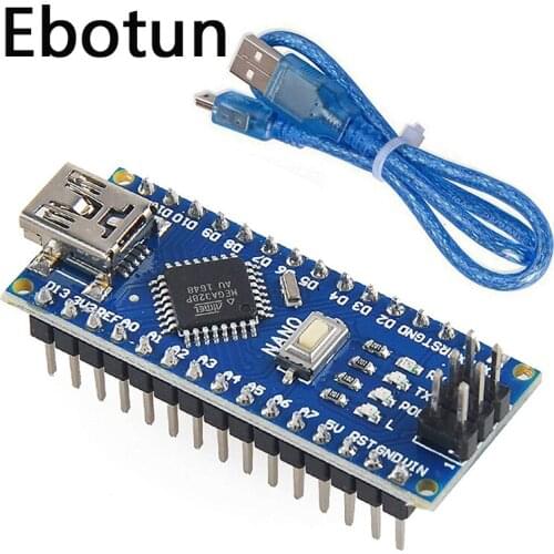 For Nano V3.0, Nano Board ATmega328P 5V 16M Micro-Controller Board Compatible with Arduino IDE