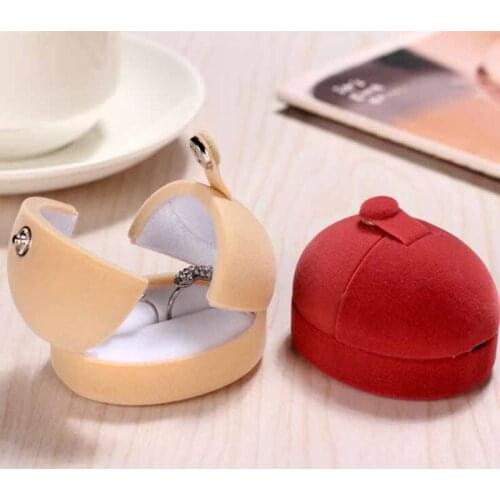 1pcs Double cover ring box Gift Box Container Wedding Ring Box Ring Case Earrings Holder For Jewelry Display& Jewelry Package