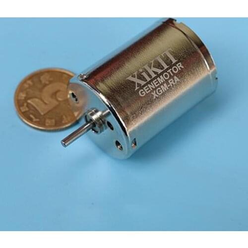 Mini 370 Motor DC 24V-36V 2500RPM Slow Speed Precious Metal Brush Low Current 10.5mm Long Shaft Electric Motor DIY Toy Car Model