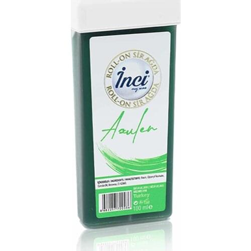 Pearl wax cartridge roll on depilatory 100 grams, azulene for sensitive skin, Brazilian waxing, 100 gram waxing, sugar-free natural resin