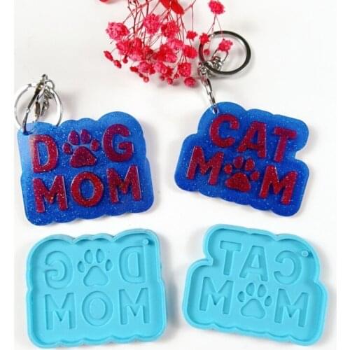 Cats Claw Keychain Epoxy Resin Mold Pendant Casting Silicone Mould DIY Crafts Polymer Clay Jewelry Making Tools
