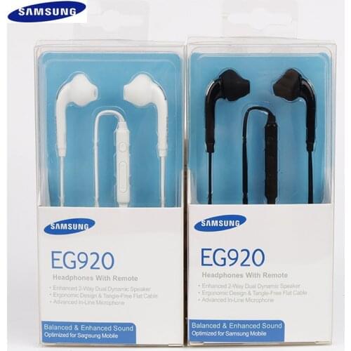 Samsung EG920 3.5mm Wired earphone Stereo Music Earphones In-line Control with Mic Noise Reduction Sport Headset for HUAWEI