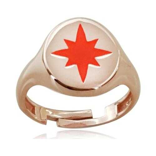 Rose Gold 925 Silver Knuckle Ring Female Little Finger Ring Party Finger Trendy Jewlery Adjustable Bohemian Women Gift 5 Color