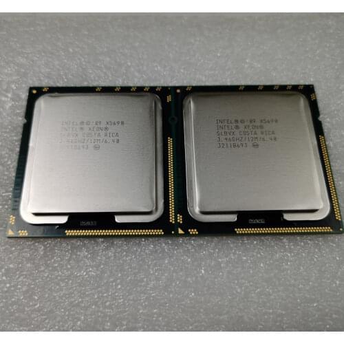 Matched Pair Xeon X5690 SLBVX 3.47GHz 6Core 12Thread 12MB 130W LGA1366 CPU Processor