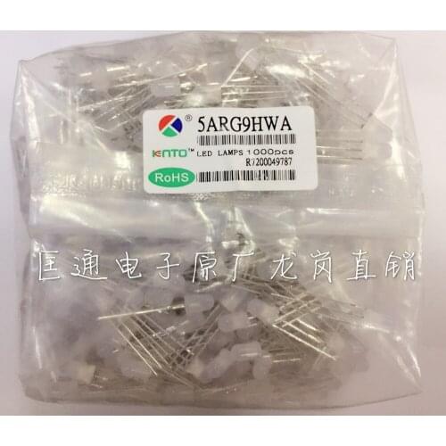 LED light-emitting diode 5mm fog red-green dual-color negative 5mm fog red-green dual-color negative 5ARG9HWA