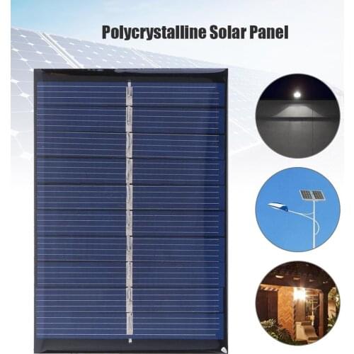 0.6W 5V 280mA Solar Charger DIY Solar Cell Battery Charger for Lighting System for Courtyard Small Households Lamp Lighting