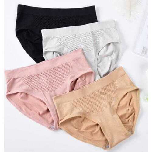 Women Underwear Menstrual Period Panties Physiological Pants Health Seamless Briefs High Waist Warm Female