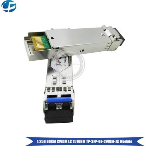 10pcs/lot 1.25G 1510nm Single mode 1.25G 80KM CWDM LC 1510NM LC CWDM SFP Transceiver with DDM SFP Module