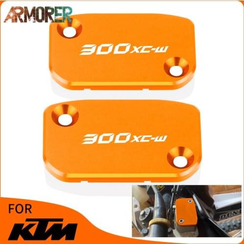Motorcycle CNC Accessories Front Brake Reservoir Fluid Tank Cover For KTM 300XC-W TPI XCWTPI XCW-TPI 2006 - 2021 2020 2019 2018