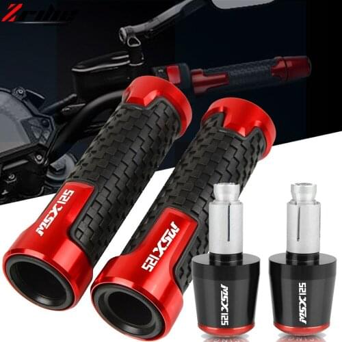 FOR HONDA Grom MSX 125 MSX125 2013 2014 2015 2016 2017 Motorcycle Aluminum Accessories Handlebar Grips Handle Bar End Plug Caps