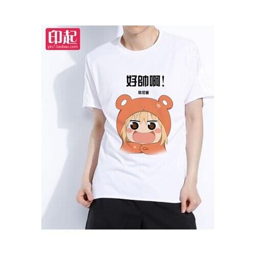 Anime Himouto! Umaru-chan Cosplay casual men women Full-color cute T-shirt