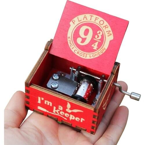 Wooden Hand Crank Music Box Jurassic Park Birthday Present Christmas Gift New Years Gift музыкальная шкатулка