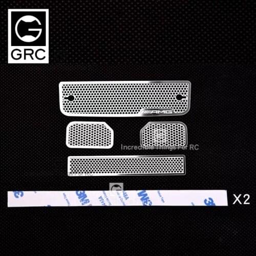 RC Parts TRX6 G63 Mid grille Stainless Steel Mid Grille # G160B For 1/10 RC Crawler Car TRX4 G500 OP Accessories Part Y09