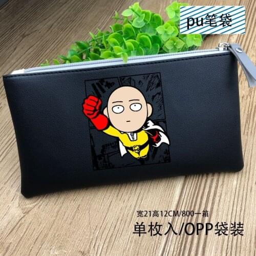 One Punch Man Anime Long Zip Wallet Saitama Colorful Printed With Coin Pouch for Men Women