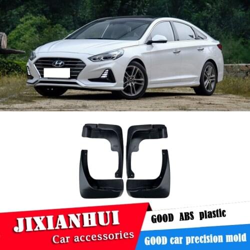 For Sonata 2018 Mudflaps Splash Guards Front With the color and rear Mud Flap Mudguards Fender Modified special