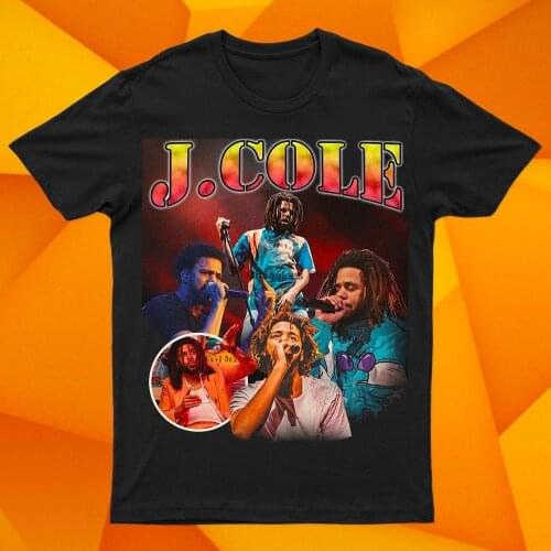 J Cole Rap Hip Hop T ShirtRetro Shirt Vintage Style shirtTShirtWomen Black ( S 5XL)