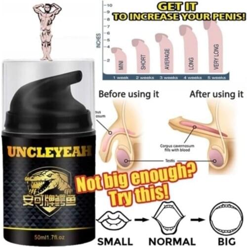 Penis Enlargement Cream Male Penile Lubricant Massage Oil Erection Enhance Growth Big Dick Increase Thicken Delay Sex Products